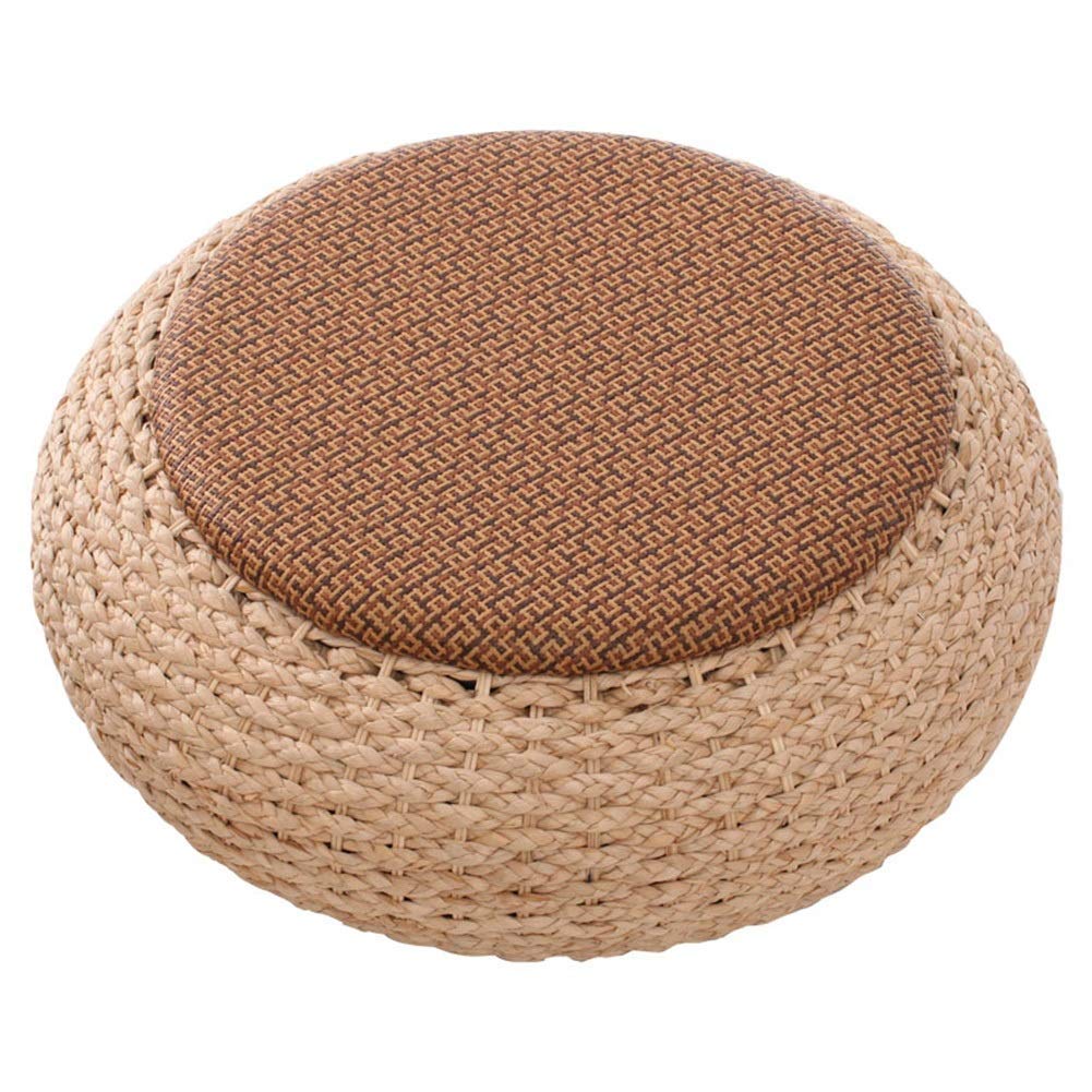 Cojín para pies MU de punto tejido para momentos de relax y meditación en el salón