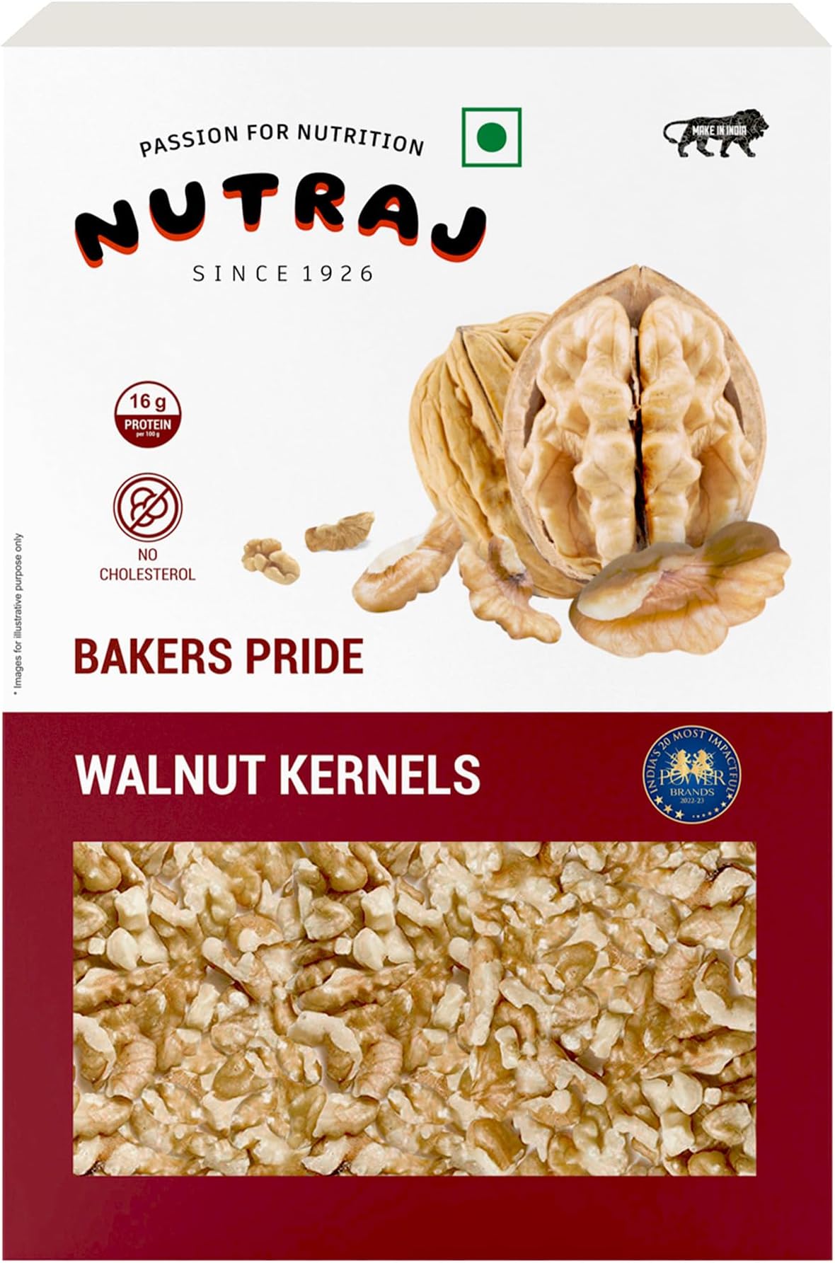 Nutraj Broken Dried Walnut Kernels , (6-8 Pieces Broken) 250g