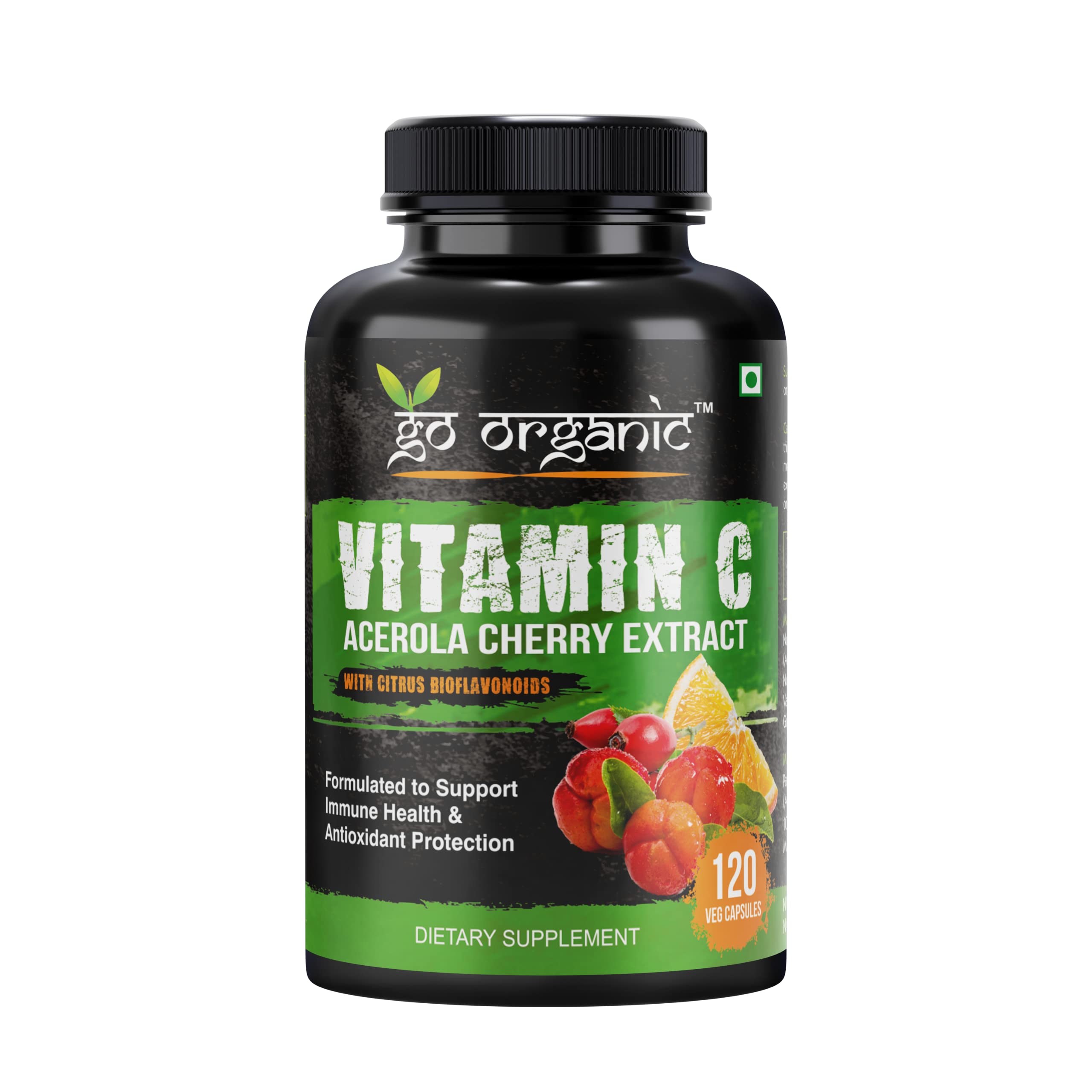 See full amazon price history chart for Go Organic Vitamin C with Organic Acerola Cherry and Natural Citrus Bioflavonoids - Whole Food Vegan Supplement - 500 mg - Time Release - Non-GMO - 120 Capsules (Pack of 2) Go Organic Vitamin C with Organic Acerola Cherry and Natural Citrus Bioflavonoids - Whole Food Vegan Supplement - 500 mg - Time Release - Non-GMO - 120 Capsules (Pack of 2) (B08HZ2YC7B) Amazon Price History, Amazon Price Tracker