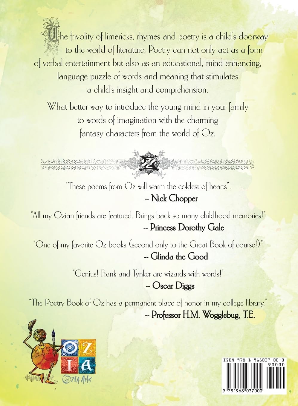 The Poetry Book of Oz - Deluxe 125th Anniversary Edition: An Illustrated Collection of Wizard of Oz Rhymes