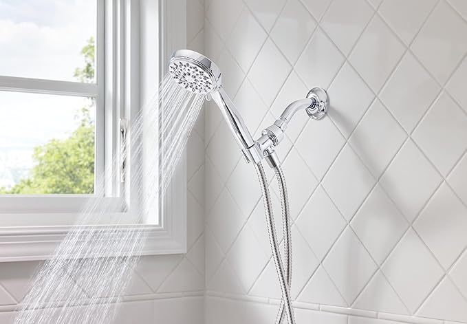 Moen Regadera Dual 3.75" con Manguera y Diverter 20016 miniatura 3