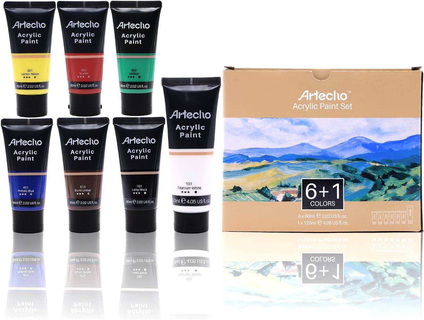 STYLEX Acrylfarben 18 Tuben A 36 Ml, 12,99