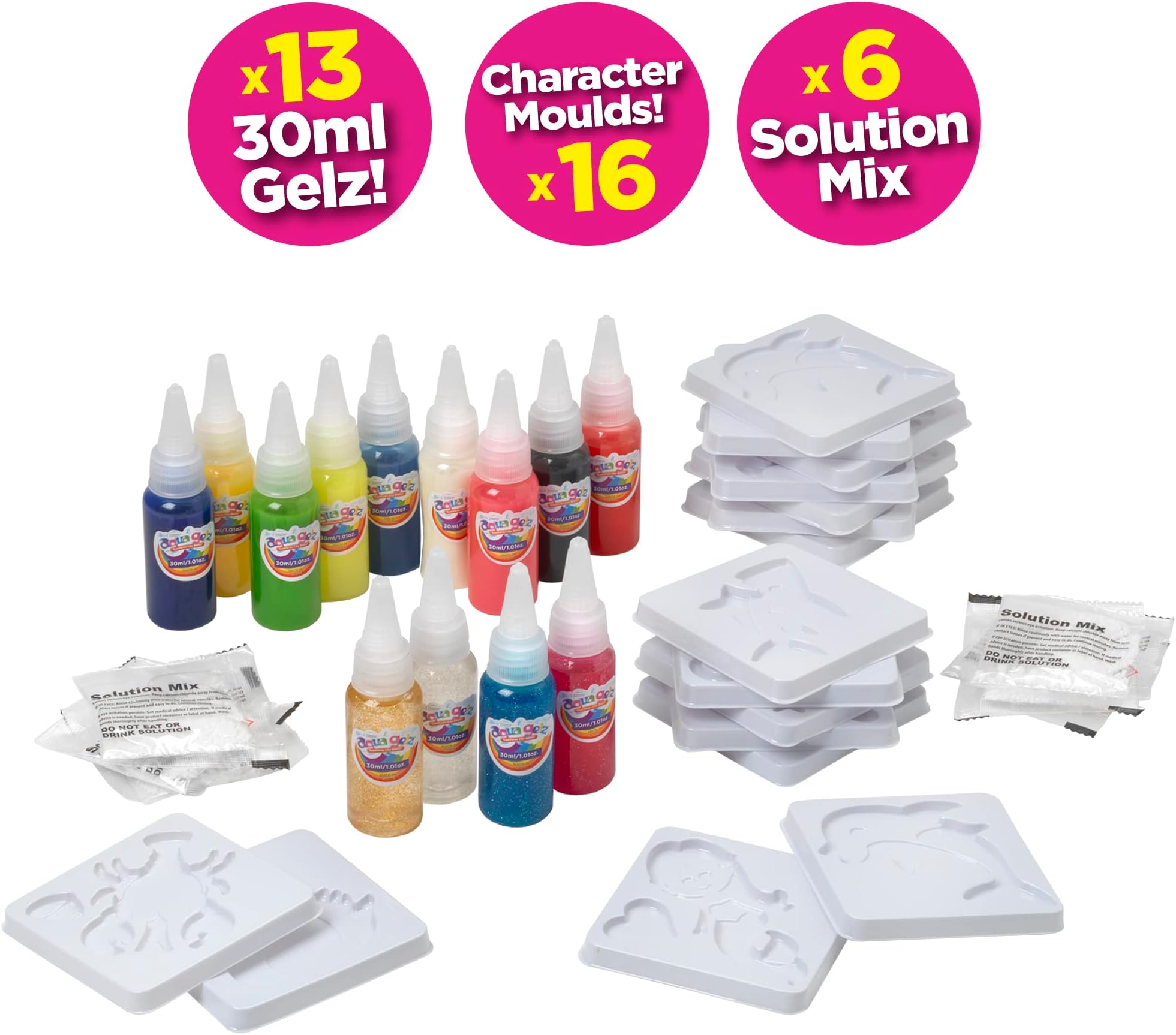 John Adams abgee 11105 EA AquaGelz Colossal Activity Set, Multicolor, 50.6 x 5 x 30.4 Centimeters