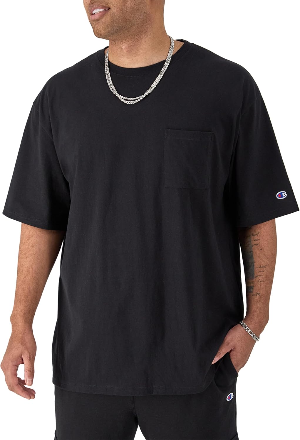 Champion Men'S Classic Pocket T-Shirt, Men'S Kuwait Ubuy