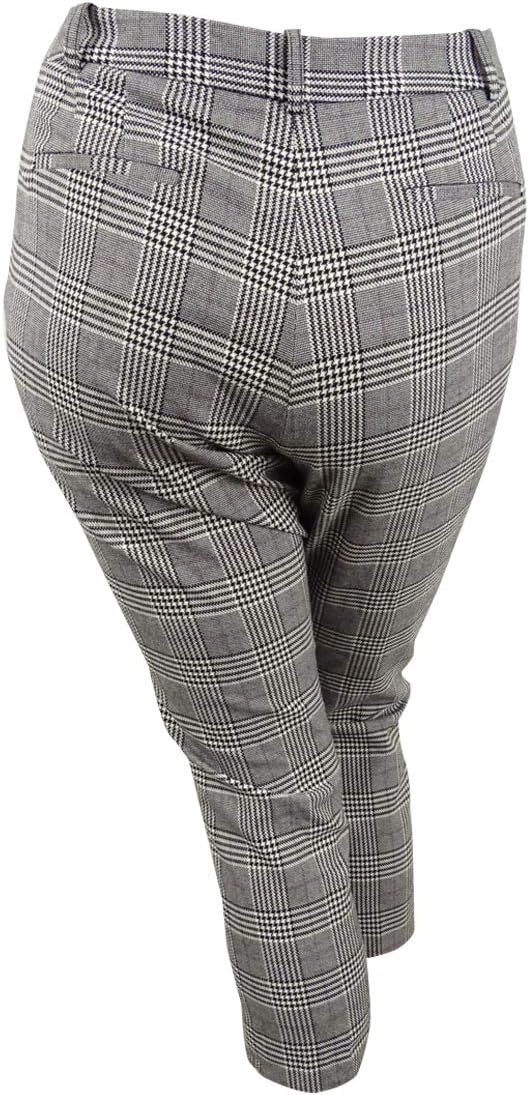 TAHARI ASL Women's Plaid Skinny-Leg Pants - Image 2