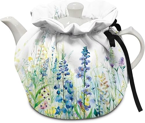 NETILGEN Tetera acogedora aislante para teteras, accesorio de cocina, mesa para el hogar, calentador de desayuno, tetera acogedora cubierta