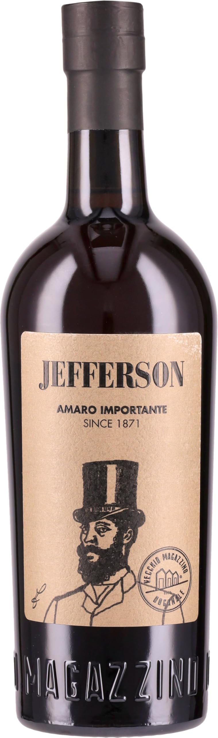 Jefferson Amaro Importante, 700 ml, Note Agrumate ed Erbacee, Ideale con Bitter e Vermouth, Botaniche Selezionate e Raccolte a Mano, Jefferson Amaro Calabrese, Idea Regalo, 30% Vol.