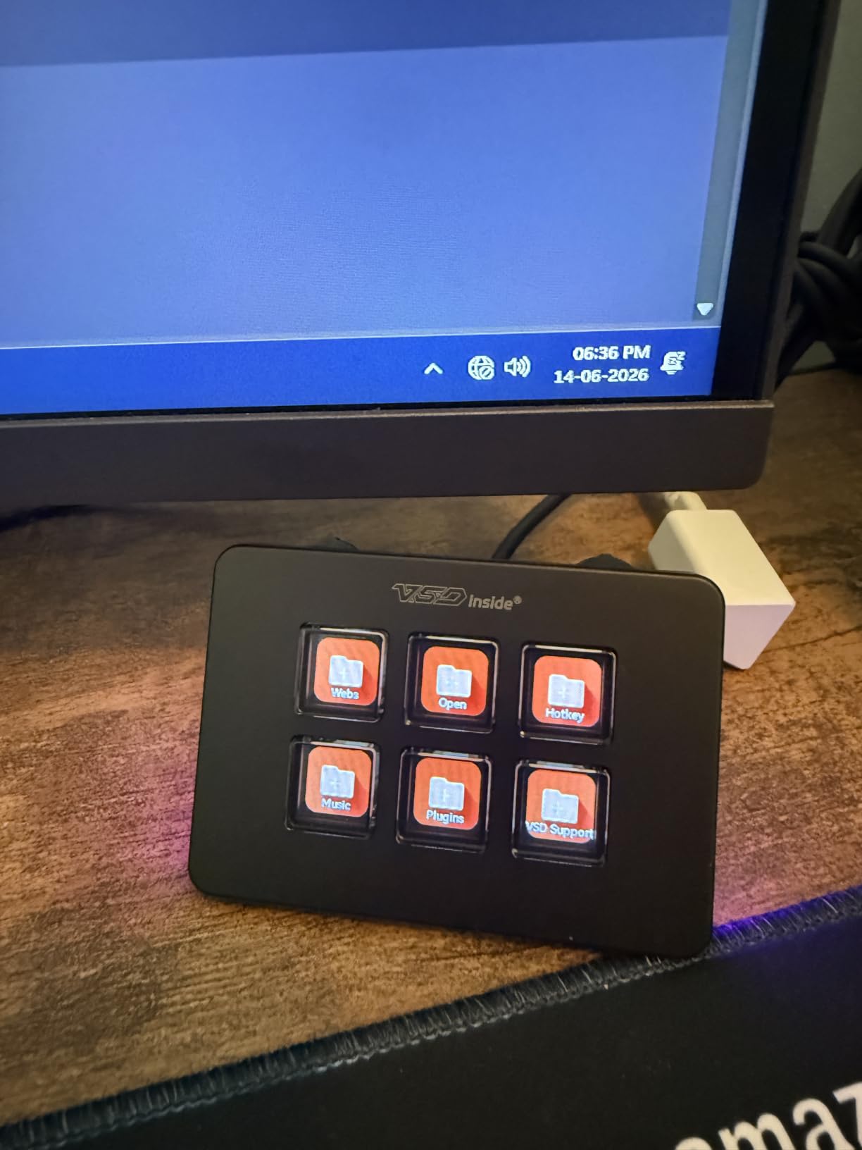 VSDinside Mini Stream Controller Deck, Gaming Streaming Macro Pad ...