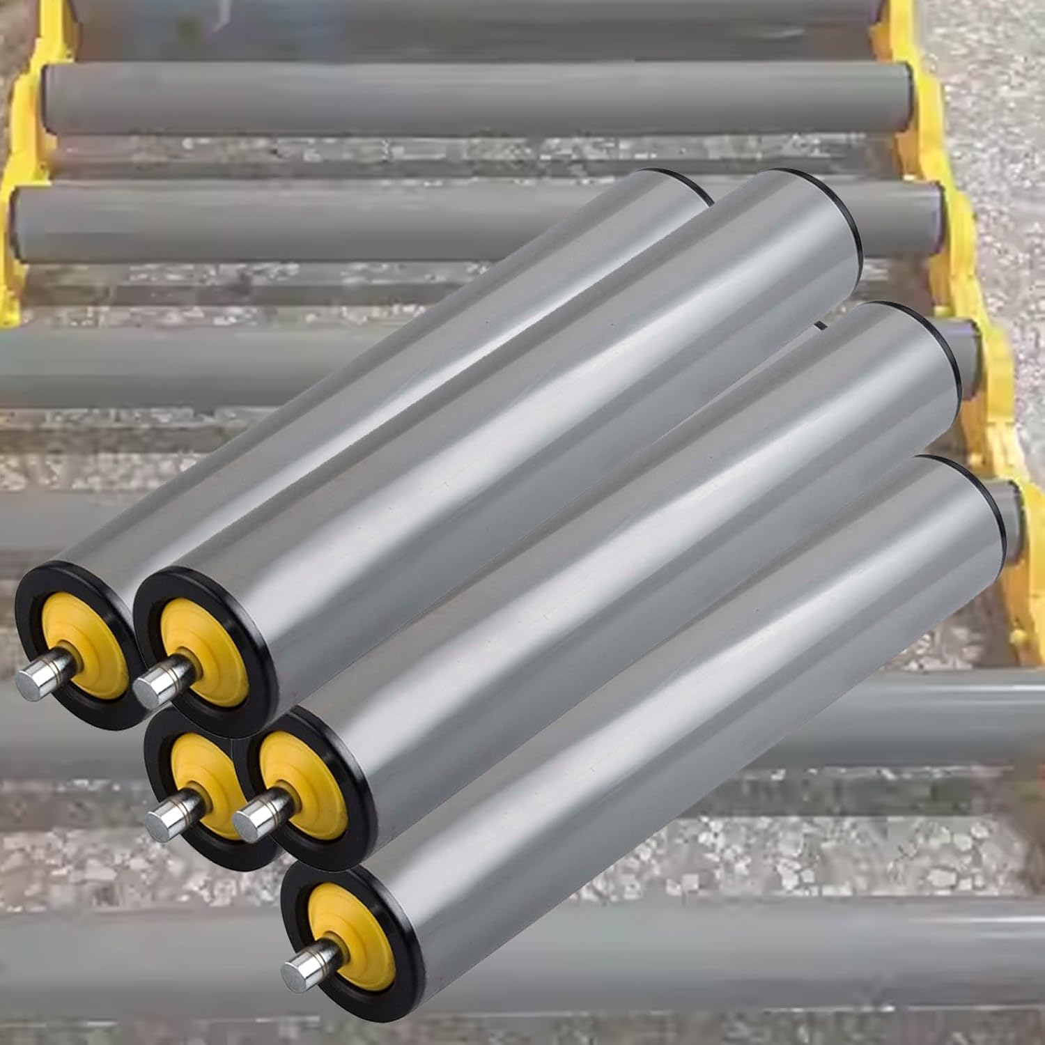 Trasportatore Rullo Rullo trasportatore in PVC da 5 pezzi, diametro 2,4 ...