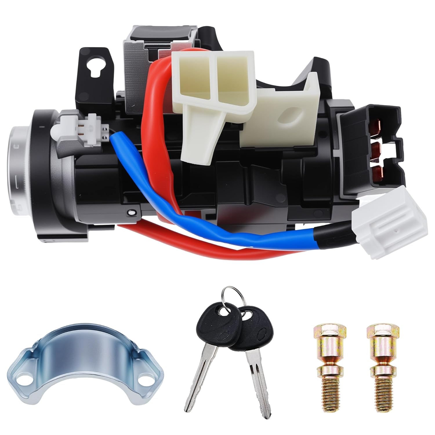 81905-F2230 Ignition Switch Assembly Compatible with 2017-2020 Hyundai Elantra Ignition Lock Switch Cylinder Assembly with 2 Keys Replace# 81905F2230