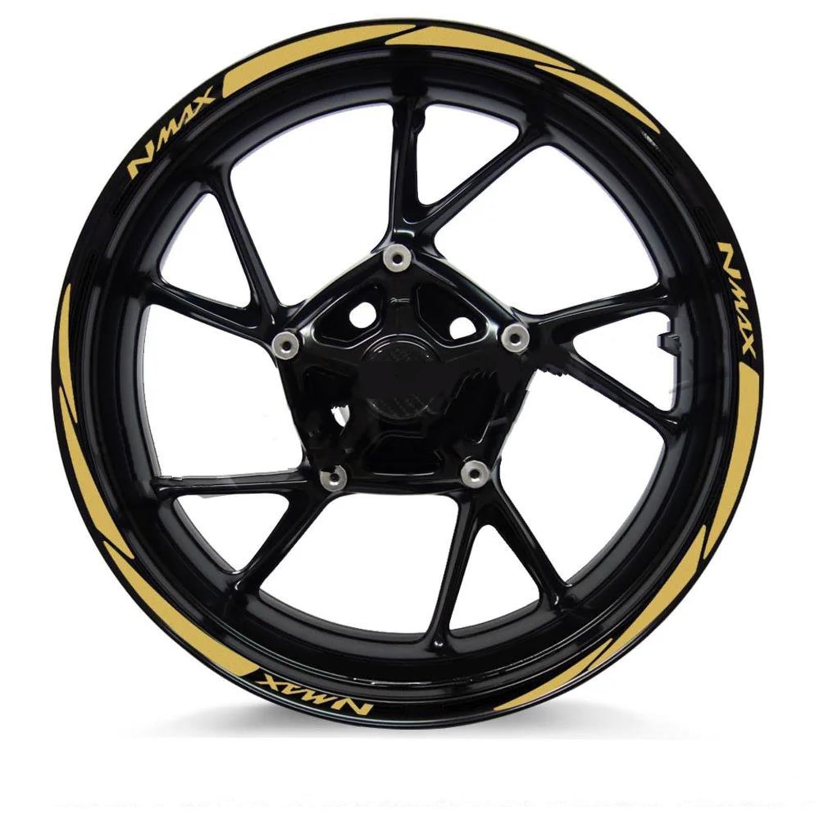 Motorcycle Wheel Sticker Scooter Rim Stripe Decal for Yamaha Nmax 125 155 160 Nmax155 Nmax160 Nmax125