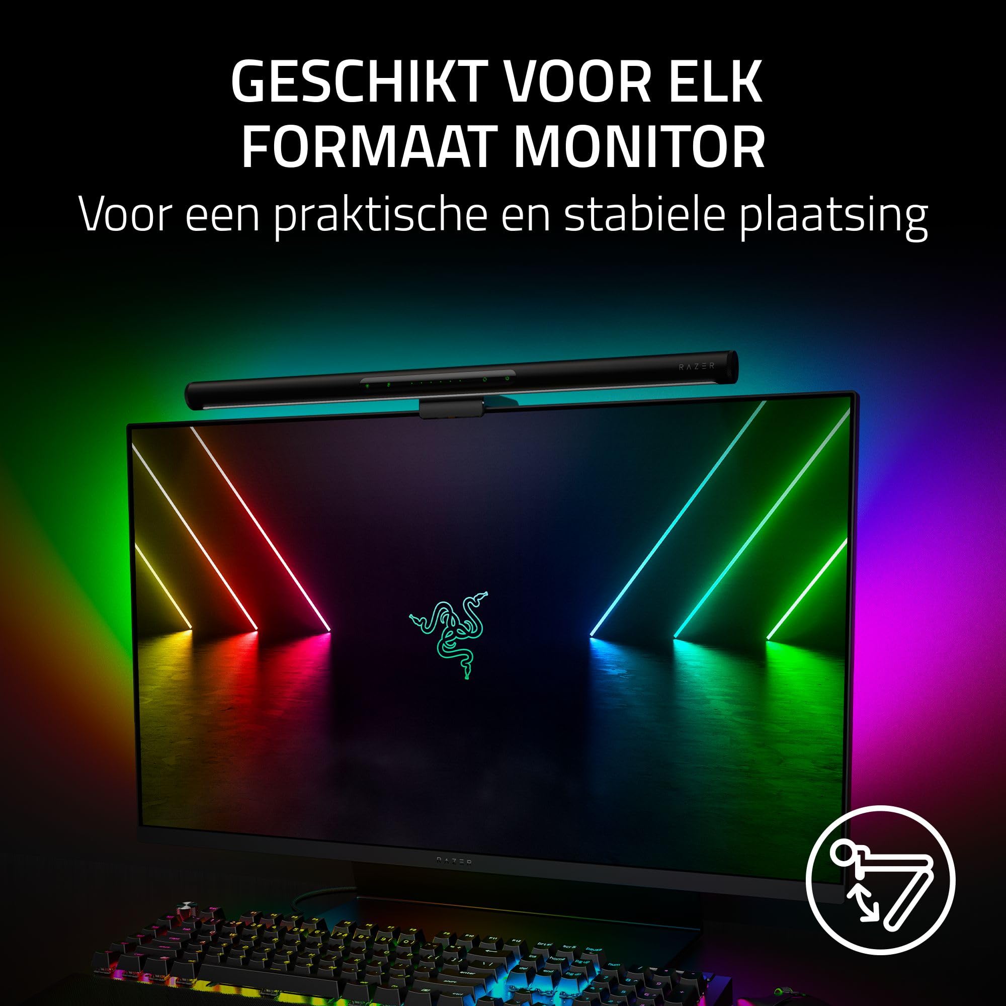 s*l様 Razer Aether Monitor Light Bar Razer Aether Monitor Light Bar - Computer Monitor Light with