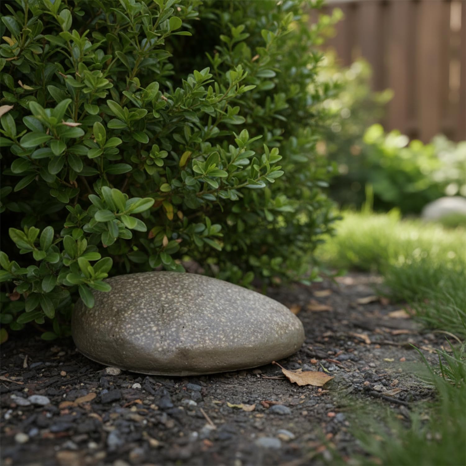 COM-FOUR® Finta Pietra Chiave Pebblestone con Scomparto Segreto per Geocaching - Nascondiglio Chiave in Aspetto Pietra
