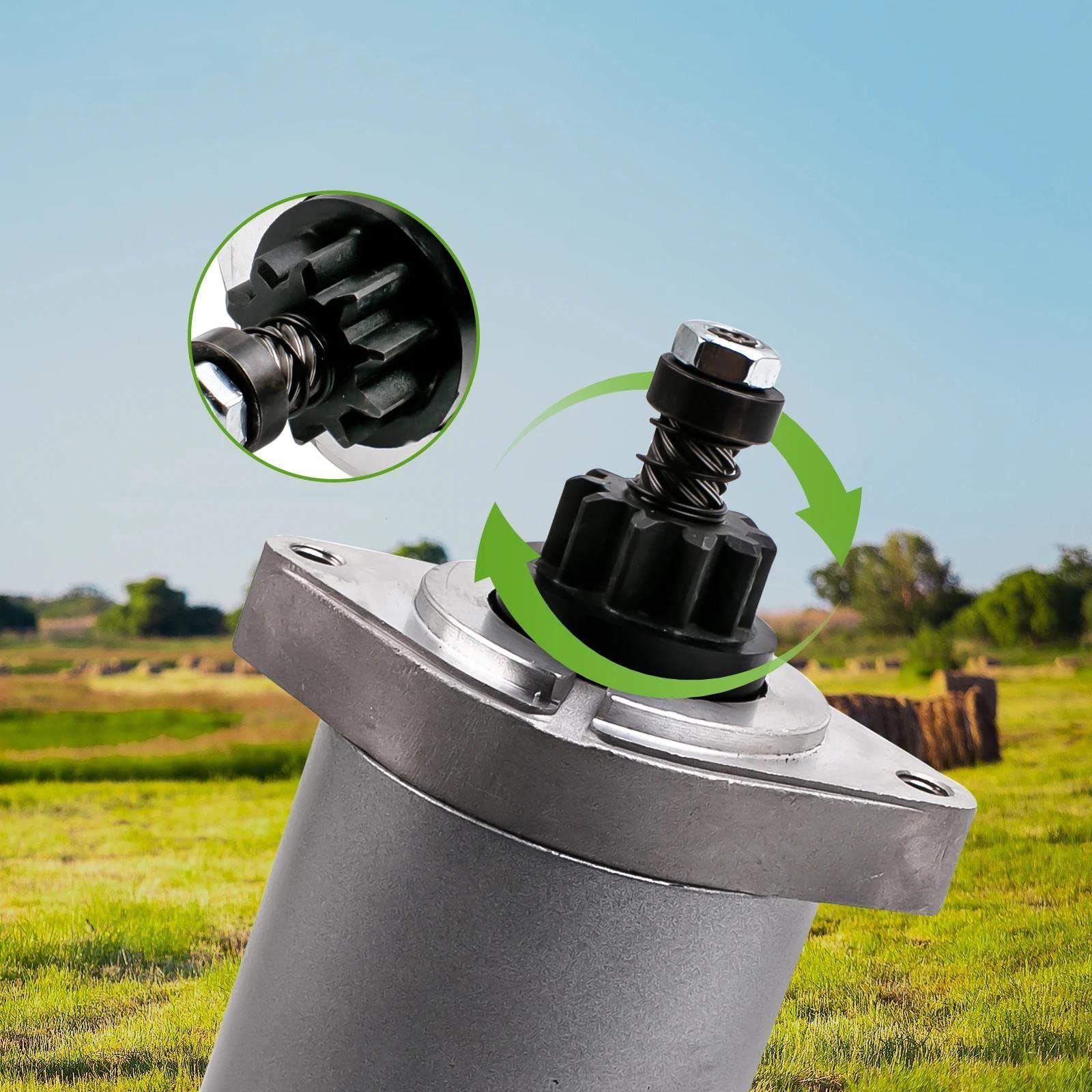 Arranque Motor De Arranque Para Kawasaki 21163-0724 Para Tractor Cortacésped De Giro Cero 2012-2014 Relé De Arranque