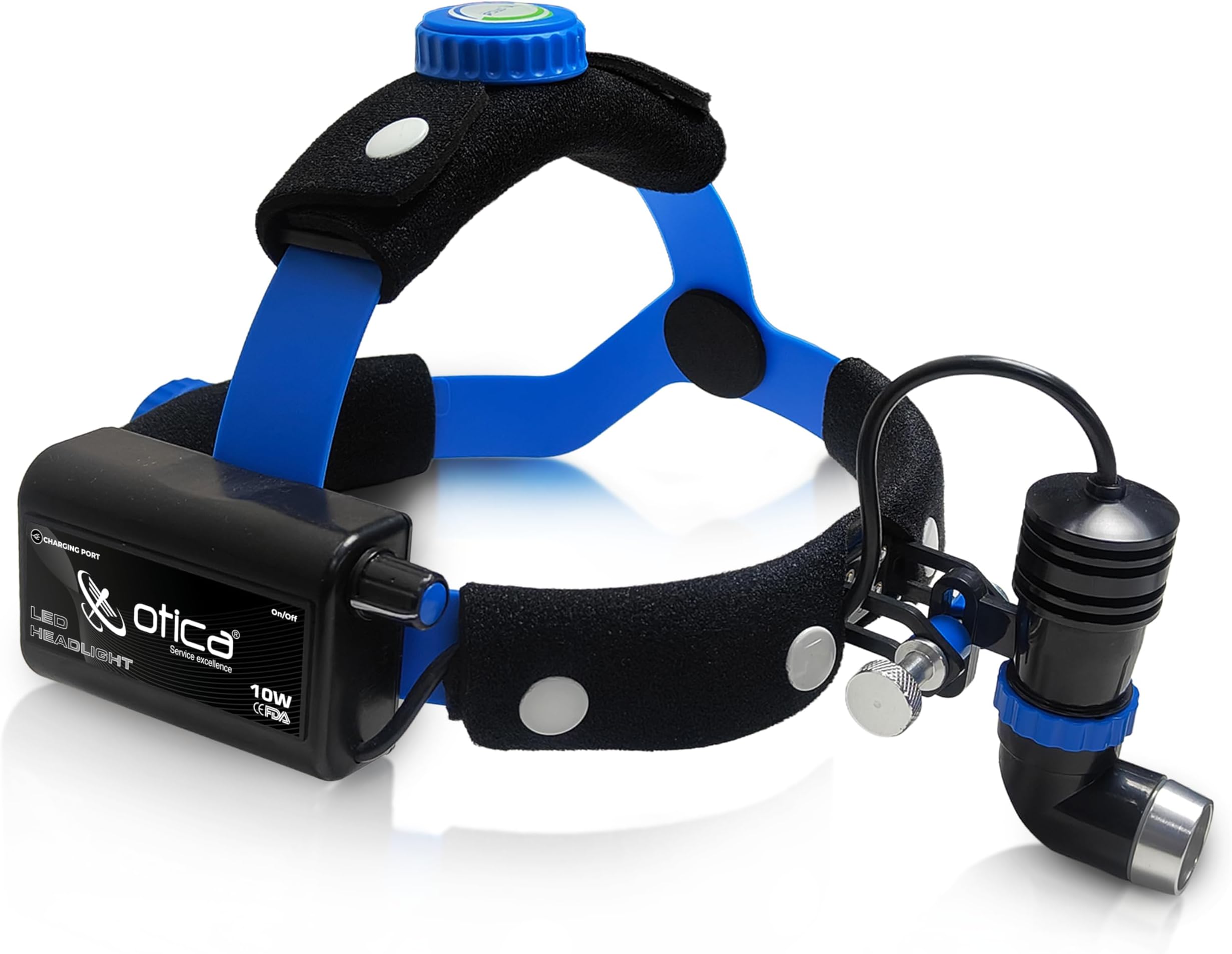 10 Watt ENT Surgical LED Headlight for Doctors Hospital and Multi Purpose (NonAdjustable Focus of Light)