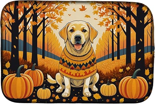 Miniatura 22 de Caroline's Treasures DAC1072DDM Shiba Inu - Tapete de secado de platos absorbente para encimera de cocina, tapete escurridor de platos para SHIBA