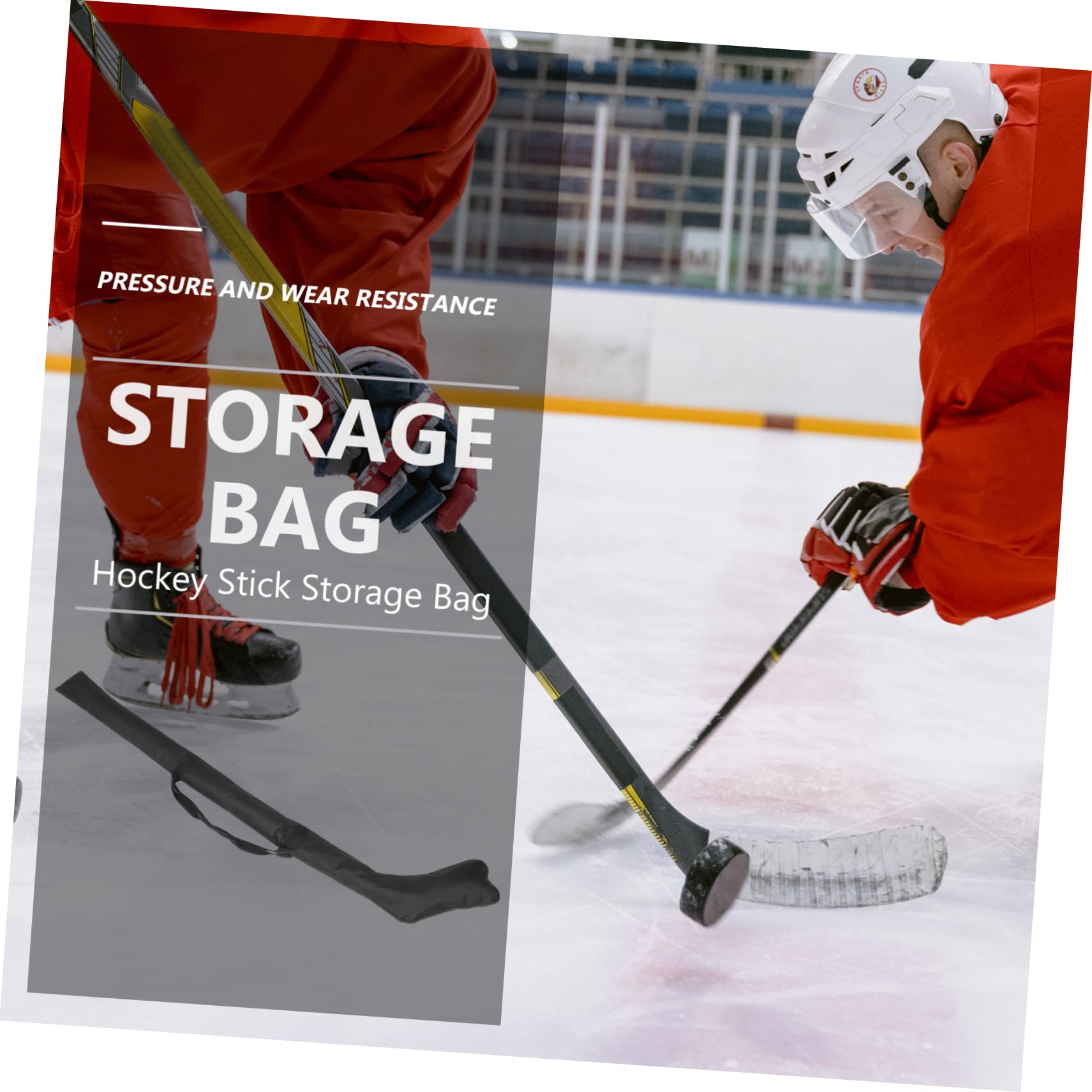 Sac de transport portable pour crosse de hockey sur glace résistant à la pression, couleur vive pour voyage