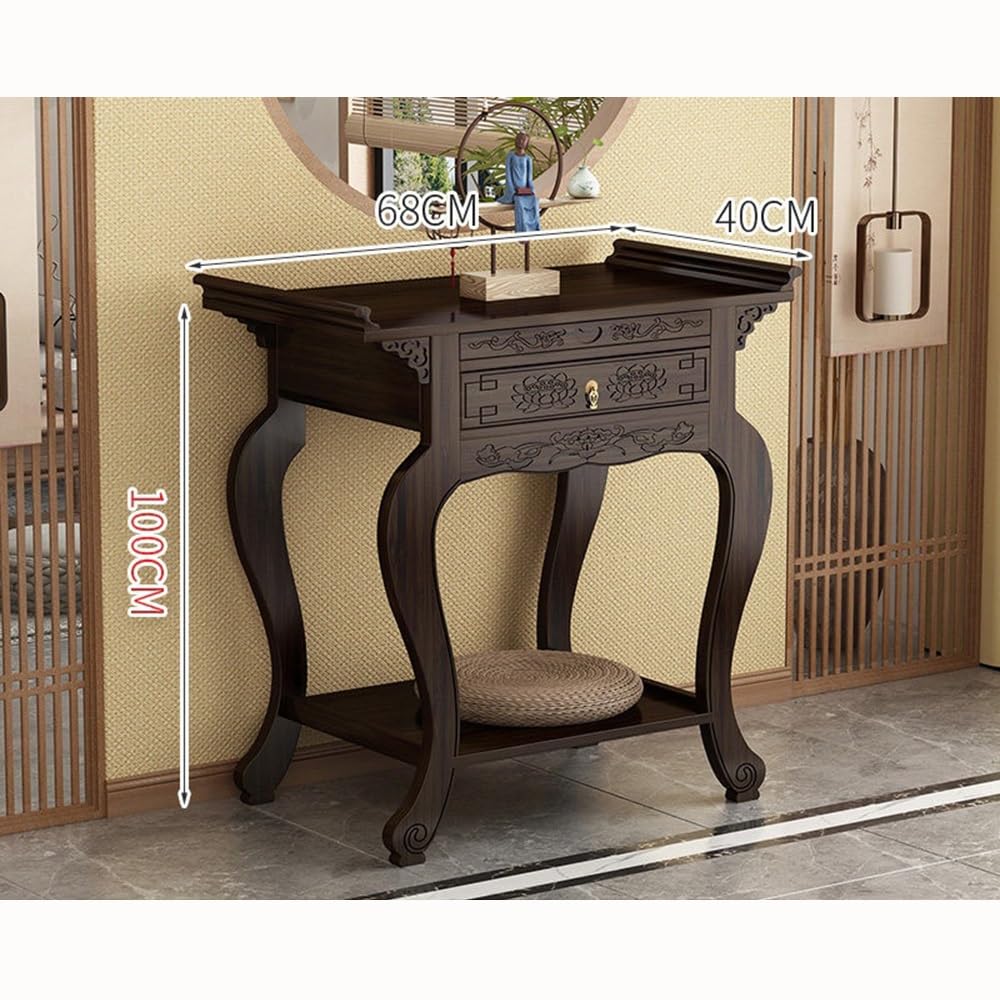 Tavola d'altare Cinese Tradizionale Tavolo consolle for Altare in Legno(Piccolo)