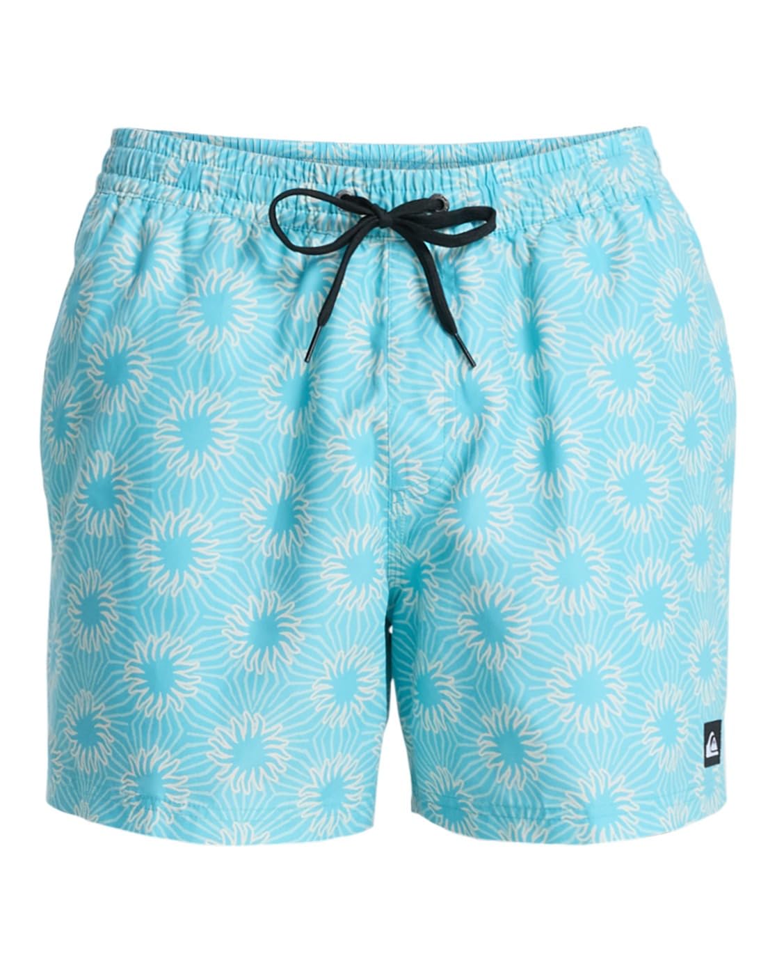 Quiksilver Men's Everyday Printed Volley 15 Board Shorts, Aqua Ocean Mayhem, M