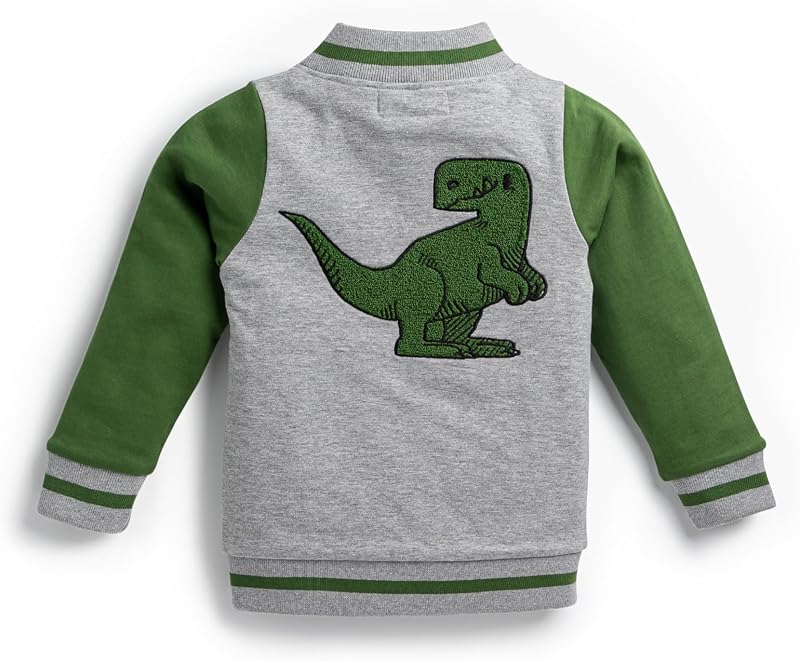 Bomber Jacket, 100% Organic Cotton Clothes for Boys and Girls, Sizes For Kids, Toddler & Baby