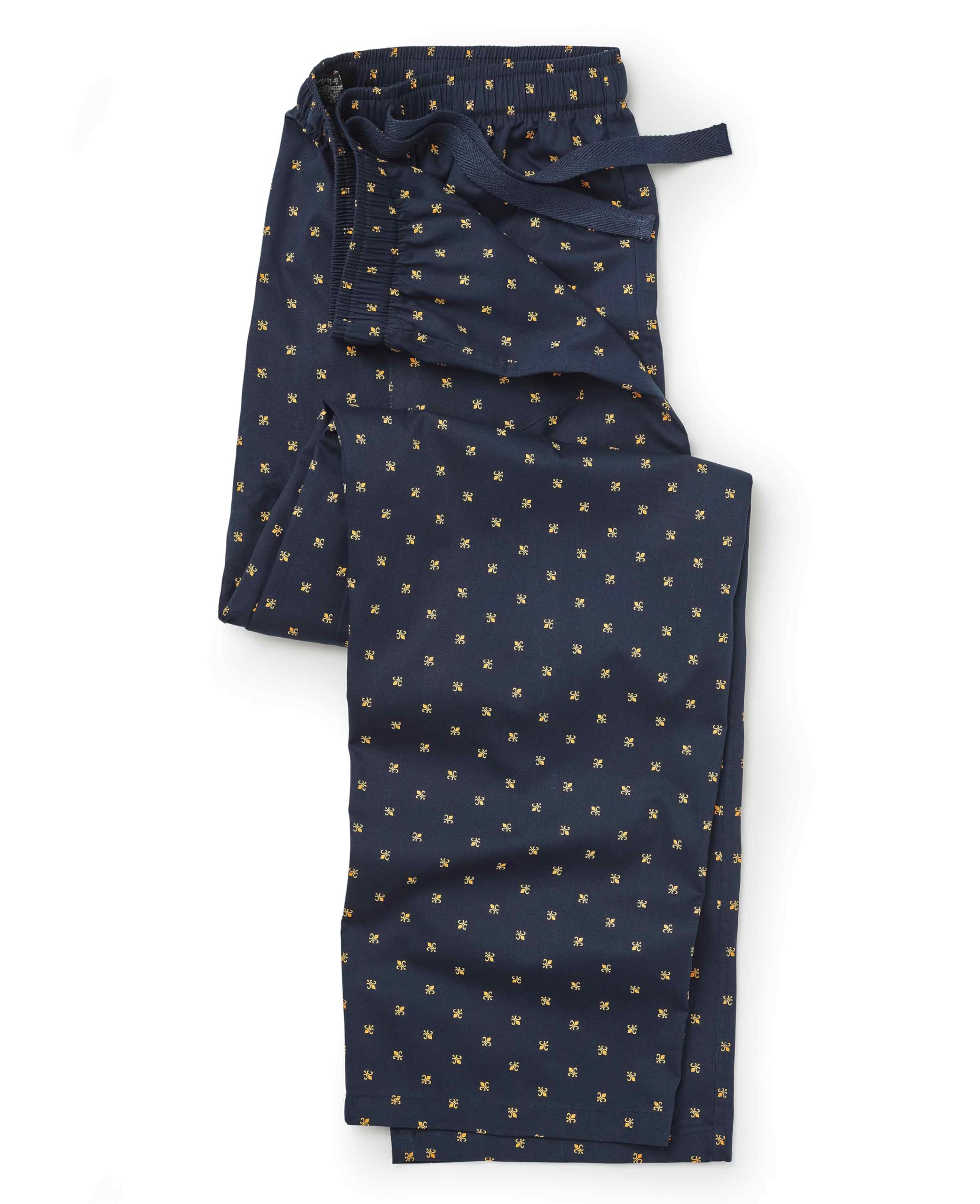 The Savile Row Company London Pantalon de pyjama 100% coton brossé doux pour homme
