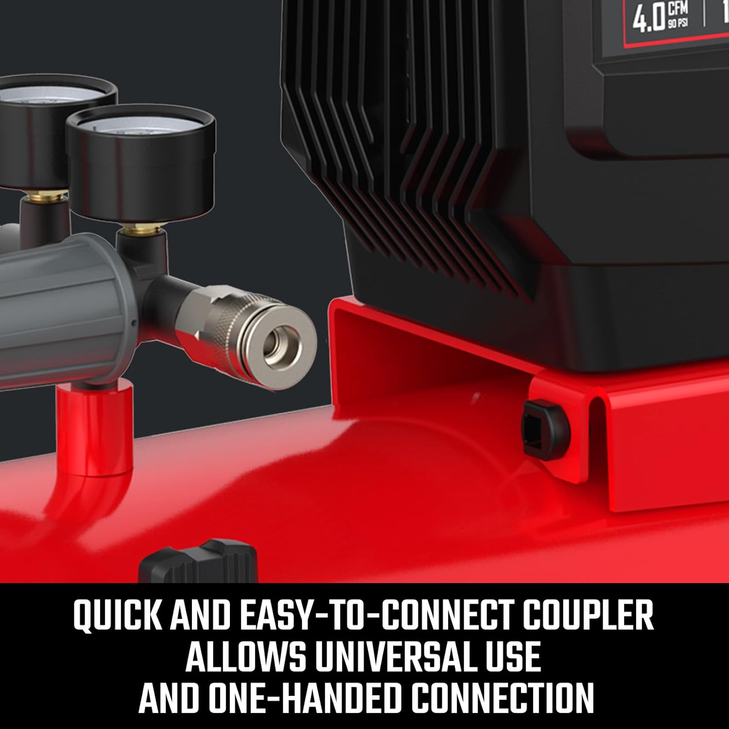 CRAFTSMAN 8-Gallon Air Compressor quick connect couplers