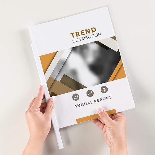 Miniatura 6 de Avery Portada de informes para carpeta con barra deslizante, transparente, Transparente