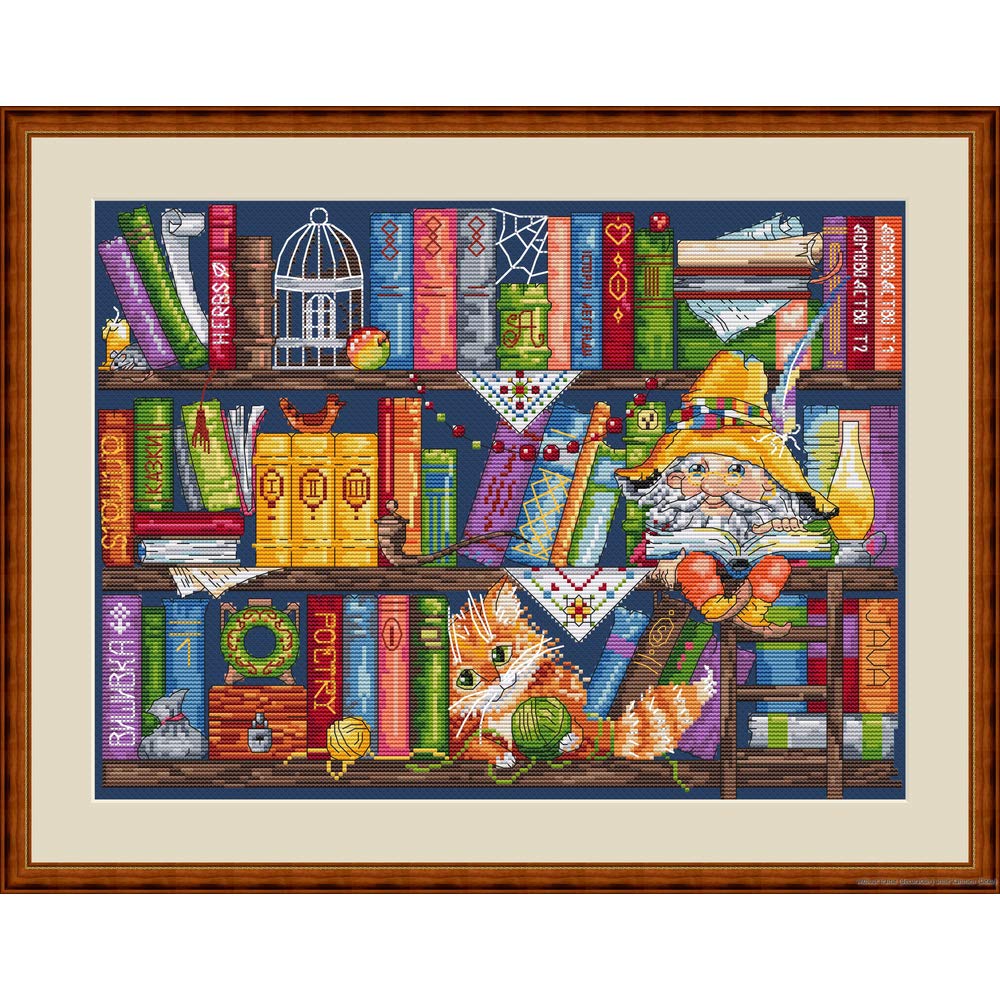 MerejkaCounted Cross Stitch Kit, Cotton, Multicoloured, 33x25 cm