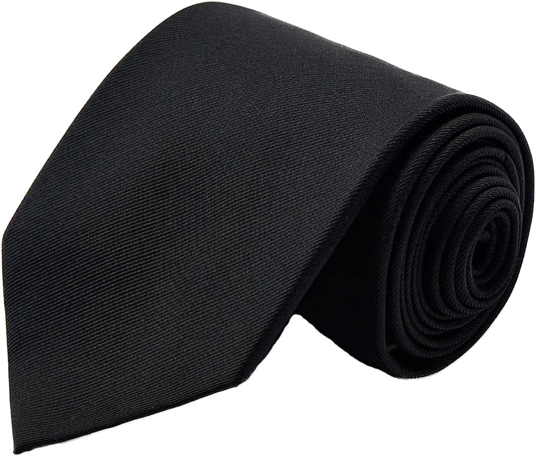 100% Silk Solid Skinny Tie Necktie for men Handmade Solid Mens Skinny Neck Tie with Gift Box, 2 3/4”(7CM)