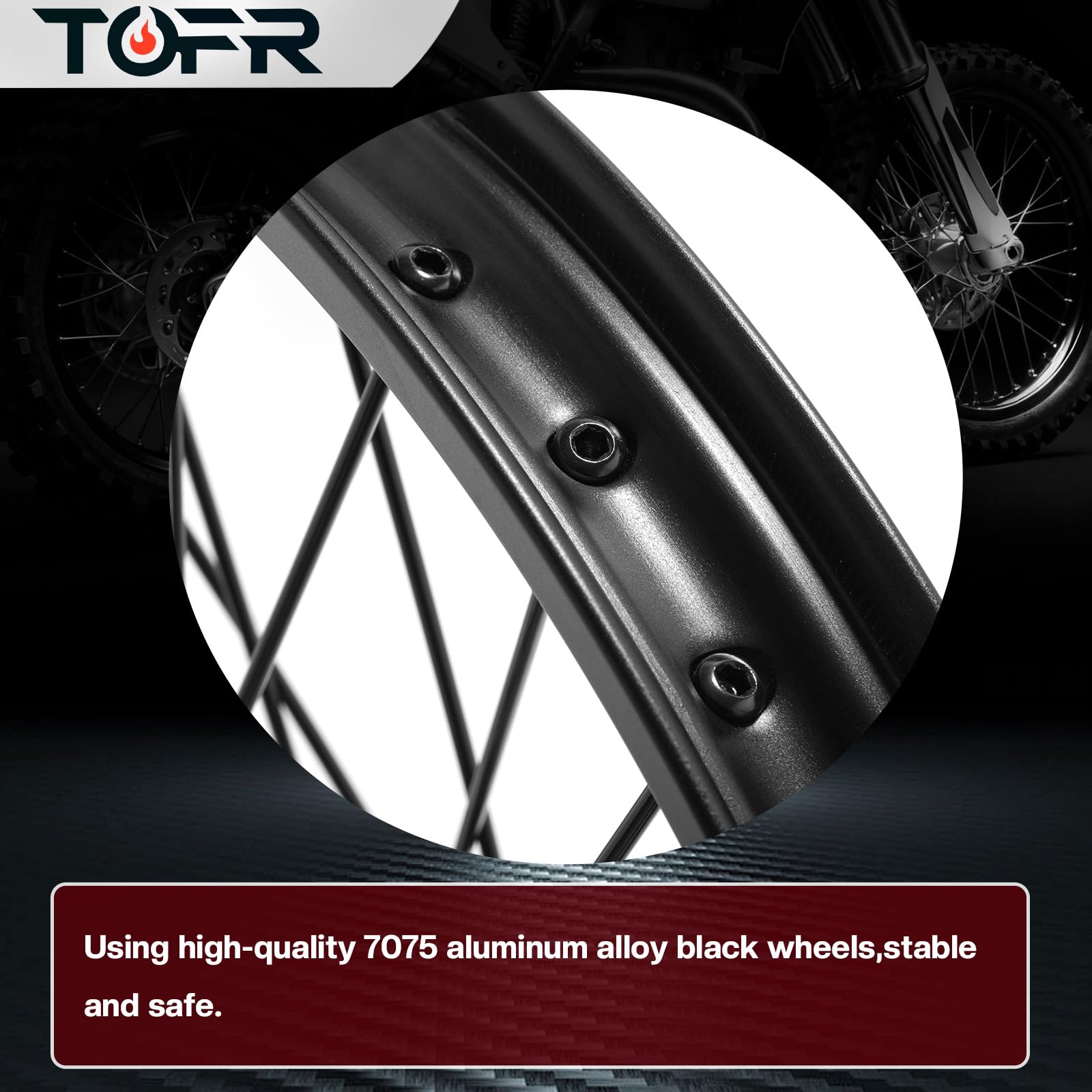 Amazon.com: TOFR Wheel Rim Blue Hub YZ250F YZ450F 2009-2024 18