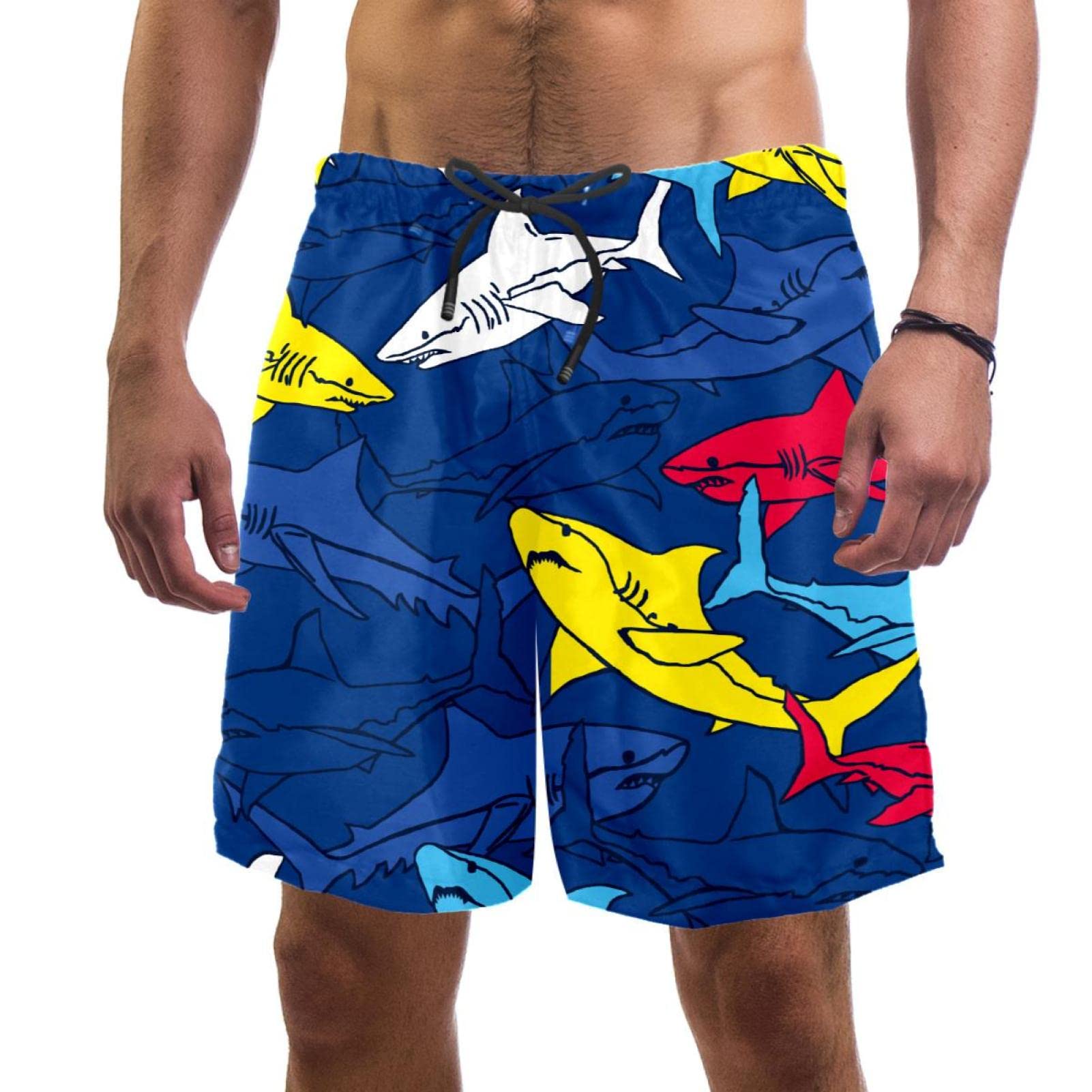 Maillots de bain pour hommes HadHfun short de plage léger