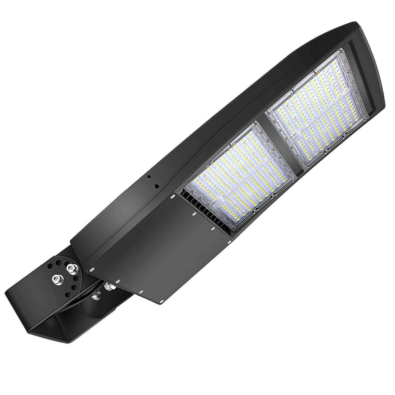 OSTEK 200W LED Shoebox light Fixture 28000LM LED Area Street Pole Lighting for Parking Lot Lighting IP65 Outdoor Commercial Area Road Lighting 5000K 100-277V DLC UL