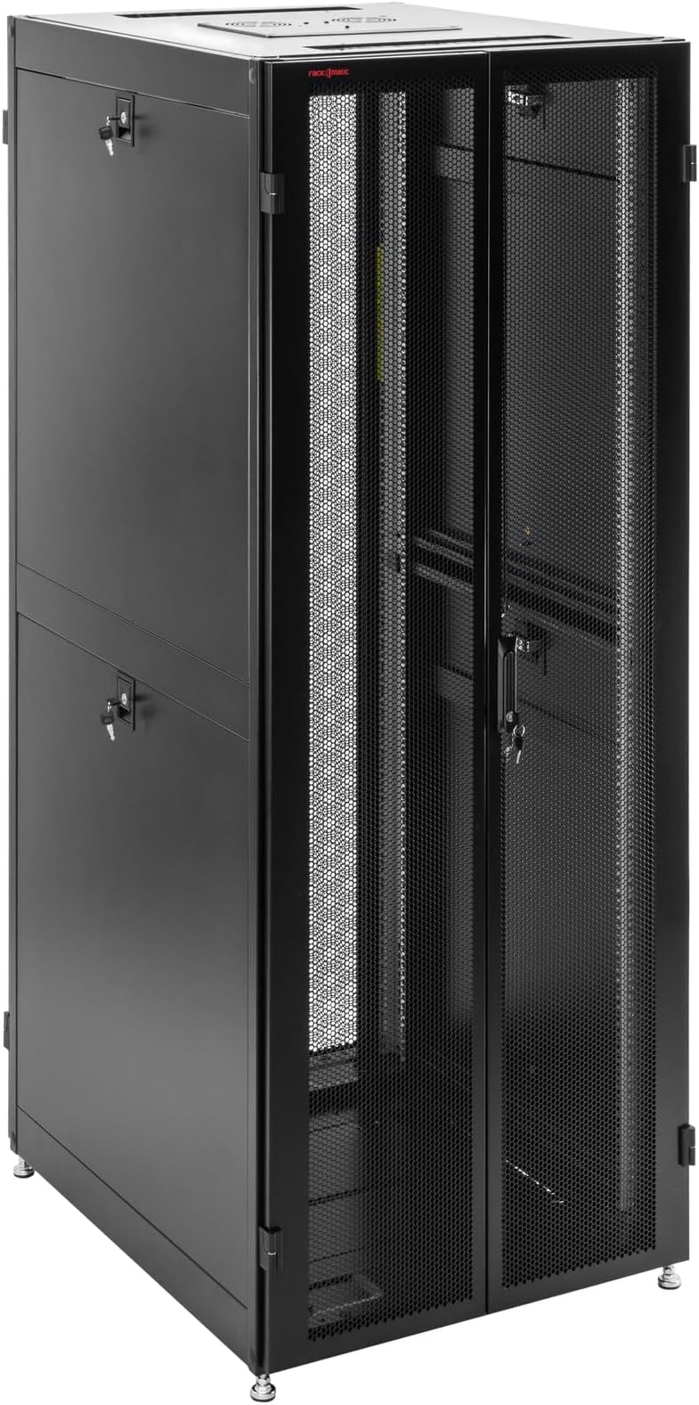 Server rack cabinet 19 inch 42U 600x1000x2000mm floor standing MobiRack HQ by RackMatic