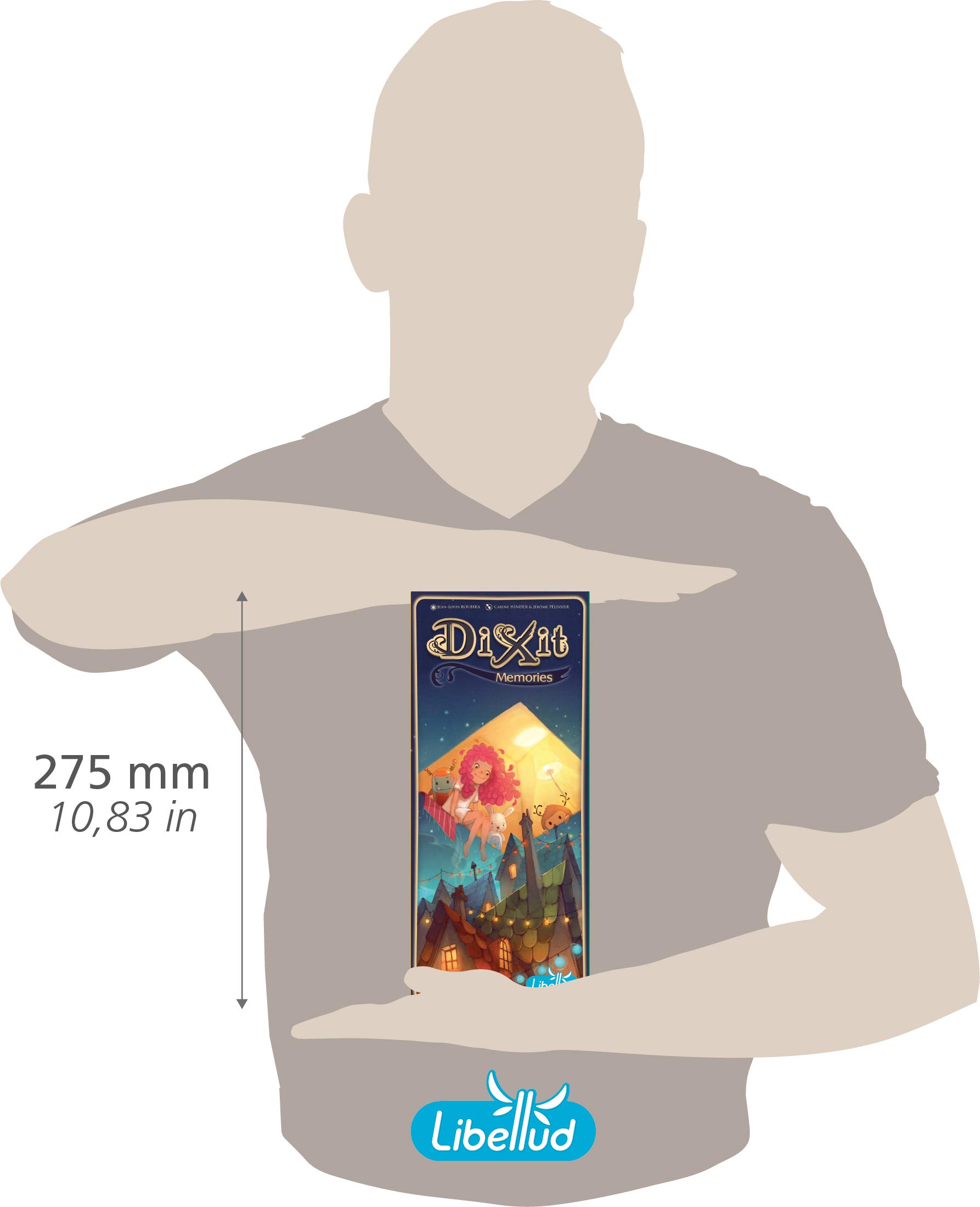 Libellud, Dixit - Estensione: Memories (Edizione 2022), Gioco di Comunicazione, Età: 8+ , 3-6 Giocatori, Tempo di Partita: 30 min, Edizione in Lingua Francese