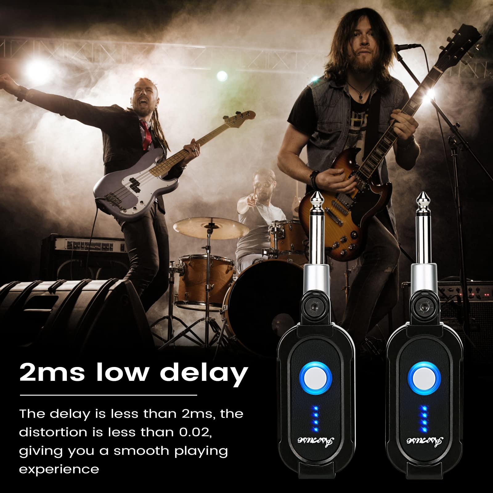 LEKATO 5,8 GHz Wireless Gitarre Transmitter Receiver Wireless Gitarre