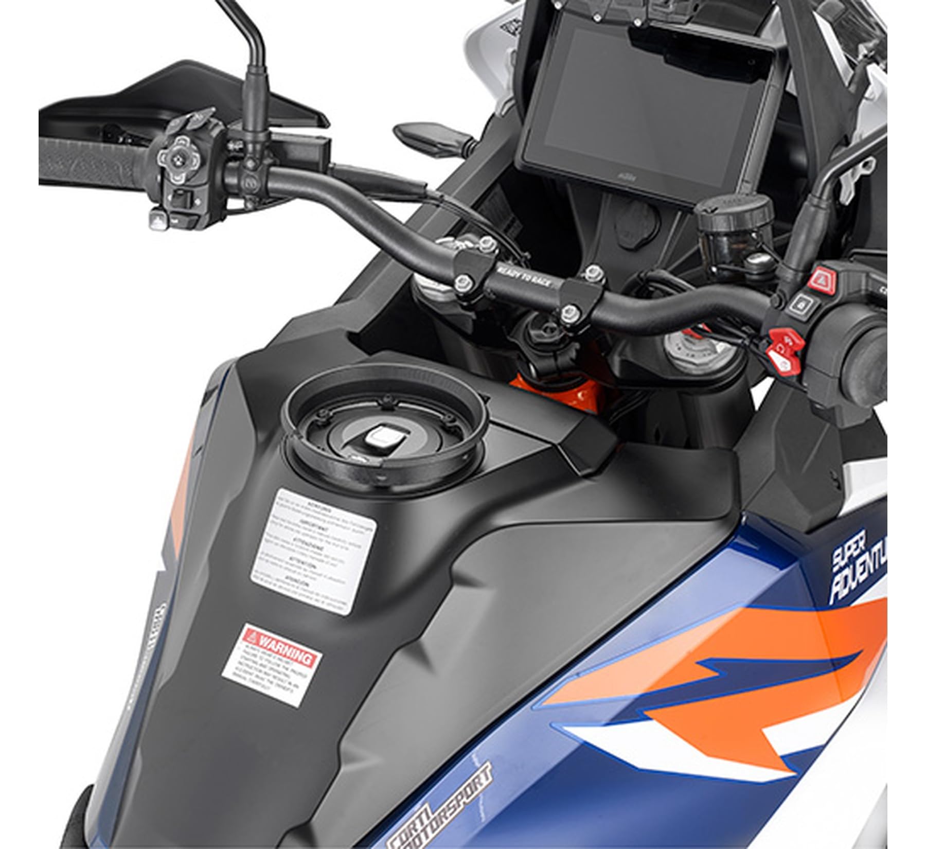 givi borsa xs319y serbatoio tanklock nero 3 lt + attacco compatibile con ktm 1290 super adventure s 2021 2022 2023 2024 MOTOTOPGUN xs319y + bf59