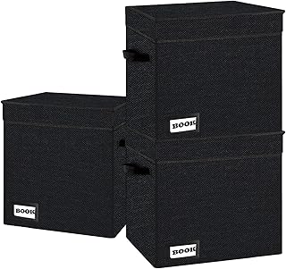 3 Pack Collection Comic Book Storage Boxes, Protector Organizer 11.8" X 9.8" X 7.8" Collapsible Short Box Holds 160-180 Comic Book Heavy Duty Bin Container Holder Shelf