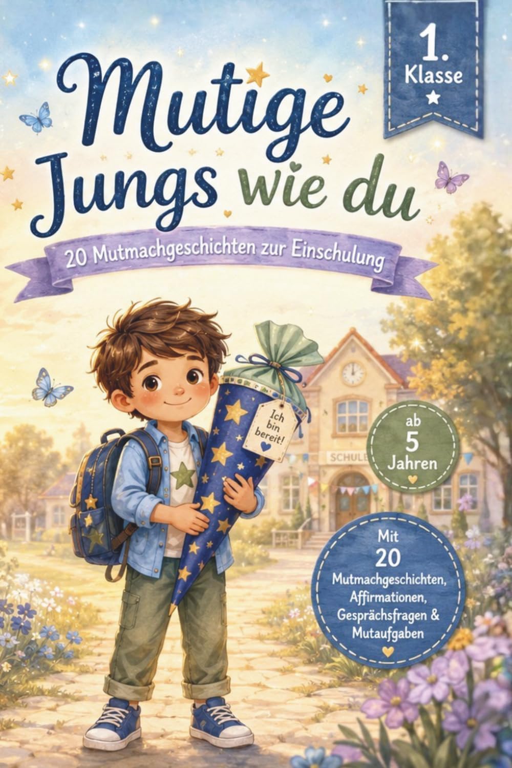 Mutige Jungs wie du: 20 Mutmachgeschichten zur Einschulung – mit Affirmationen, Gesprächsfragen und Mutaufgaben: Geschenk zum Schulanfang für Jungen