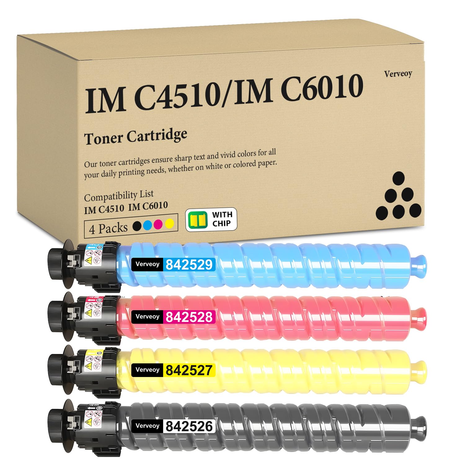 Amazon.com: IM C4510 IM C6010 IMC4510 IMC6010 4-Pack High Yield