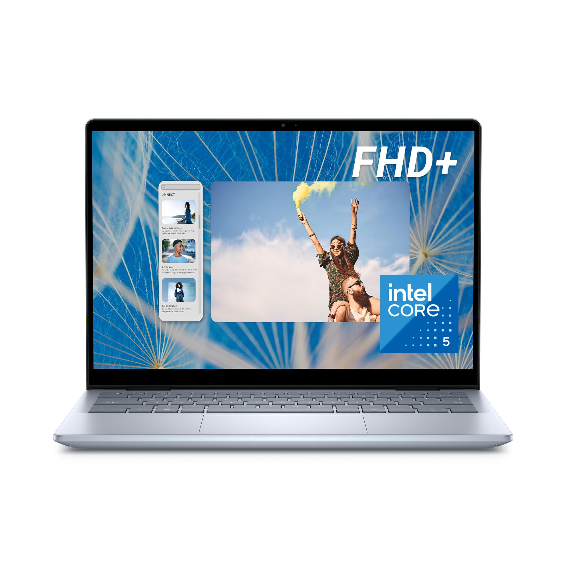 Dell Inspiron 14 2-in-1 7440 Ordinateur Portable 14" 16:10 FHD+ (1920 x 1200), Processeur Intel Core 5 120U, Graphique Intel, RAM 16Go, SSD 1TB, Windows 11 Home, Clavier rétroéclairé AZERTY Français