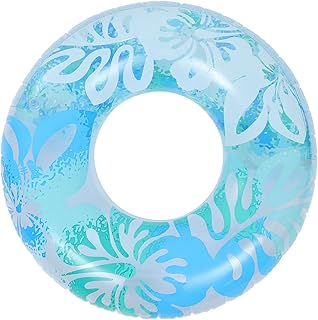 INOOMP Flor Anel De Natação Brinquedos De Brinquedo Azul Adultos Para Cadeiras Reclináveis Para Adultos Piscina Redonda Flutua Piscina De Água Inflável Anel Flutuante Piscina