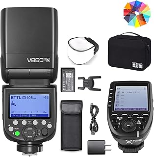 Godox V860III-N Flash for Nikon Camera Speedlight Flash Speedlite 2600mAh 1.5s Recycle Time and 480 Full Power Flashes 10 Levels Modeling Light w/Godox XPro-N Wireless Flash Trigger(Upgraded V860II-N)