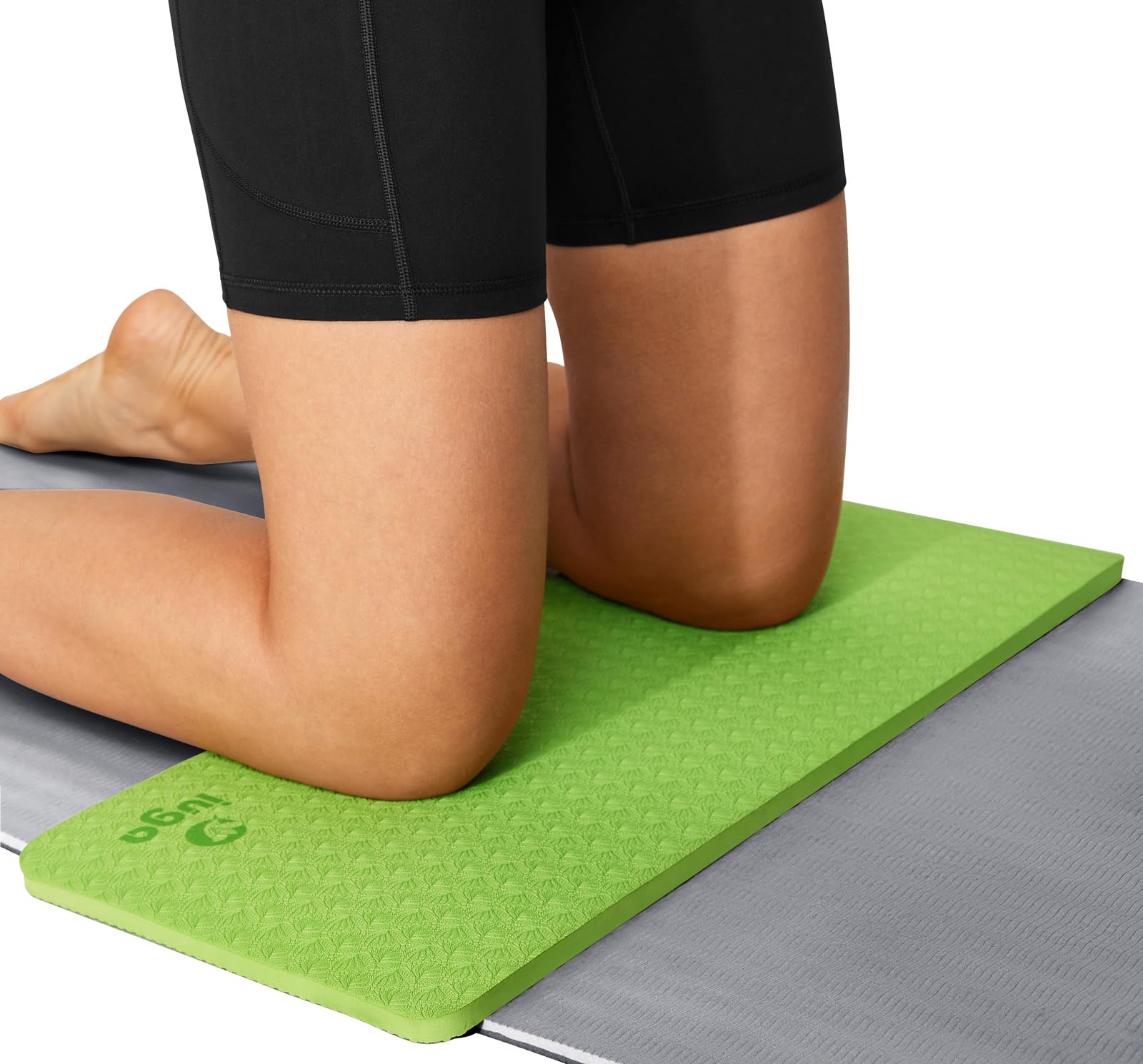 IUGA Yoga Knee Pads Cushion Non-Slip Knee Mat for Elbows Wrist Pain in Yoga Planks Floor Exercises Portable Extra-thick Cushioning