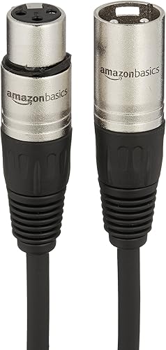 Miniatura 12 de Yaxa Basics XLR - Cable de micrófono para altavoz o sistema PA, todos los conductores son de cobre, revestimiento de PVC de 15/64 pulgadas, 25