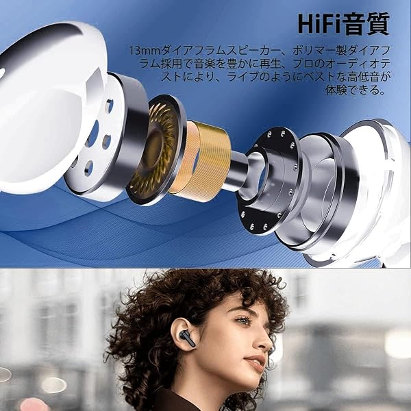 Bluetooth Earphones, Wireless Earphones, ENC Calls, IPX7 Waterproof, Up to 60 Hours of Playtime, 2026 Latest Bluetooth 5.4 Bl - 3