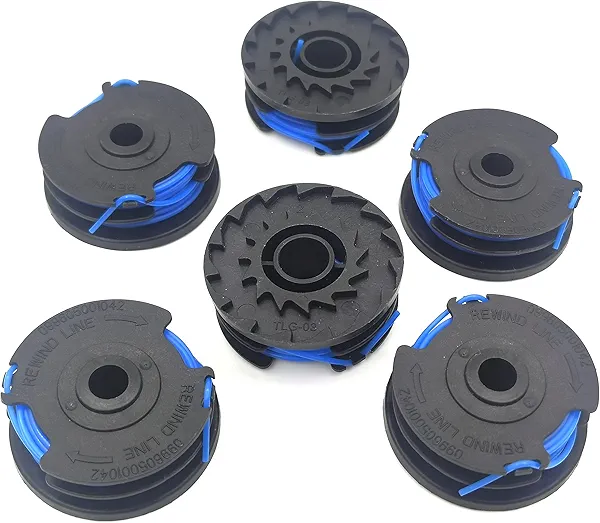 QUASION KST-120X Weed Eater String Trimmer Line 0.065" 20Ft 6-Pack,Compatible with Kobalt 40V KST 120X-06 KST 2040-06 Weed Wacker String Trimmer,Pre-Wound Dual Line Spool