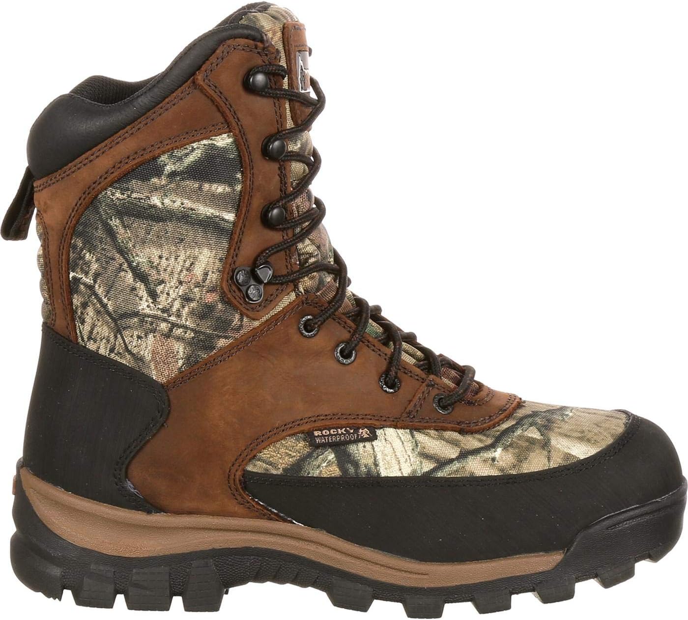 ROCKY mens Men's Waterproof Boots Have Mossy Oak Camo