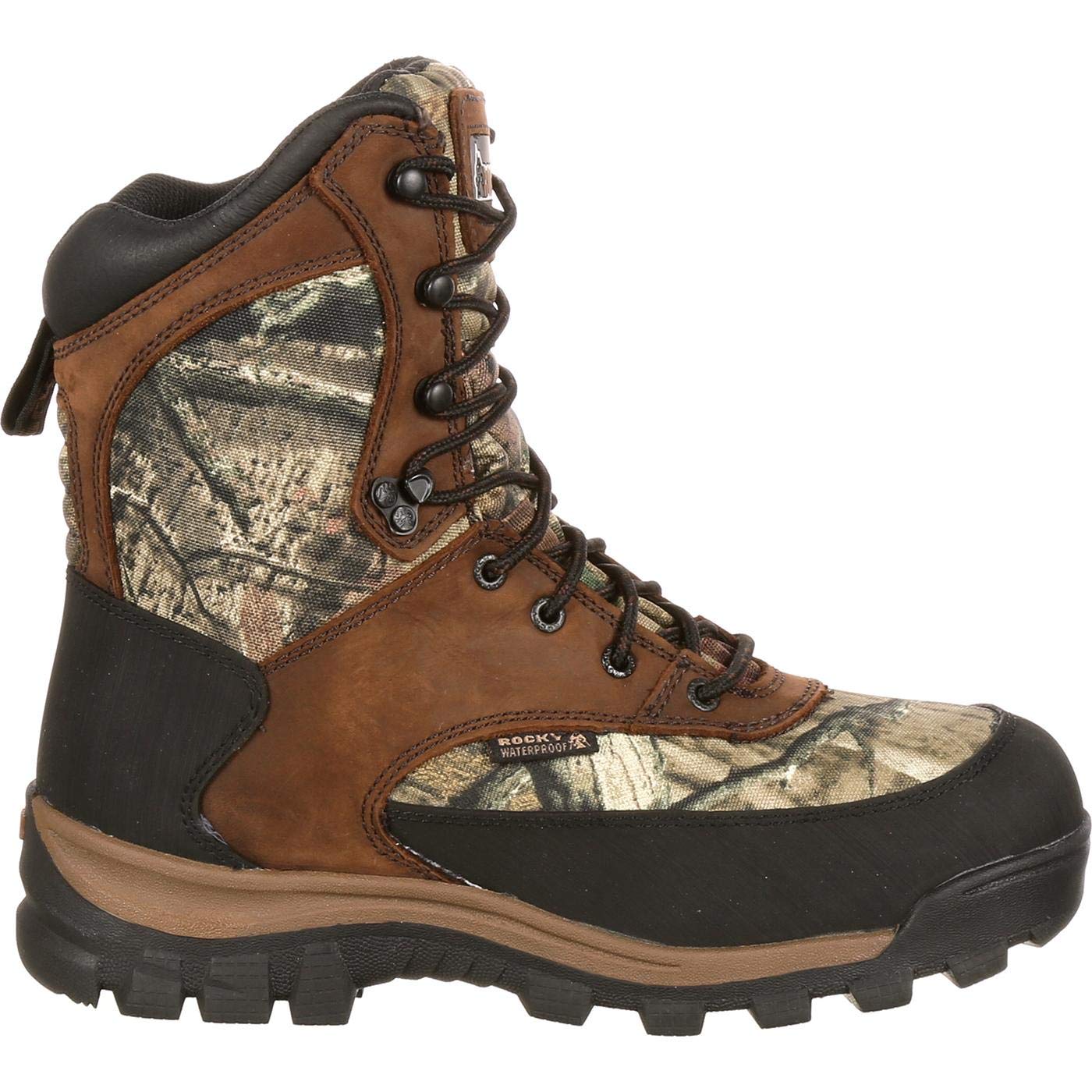 mens Men's Waterproof Boots Have Mossy Oak Camo