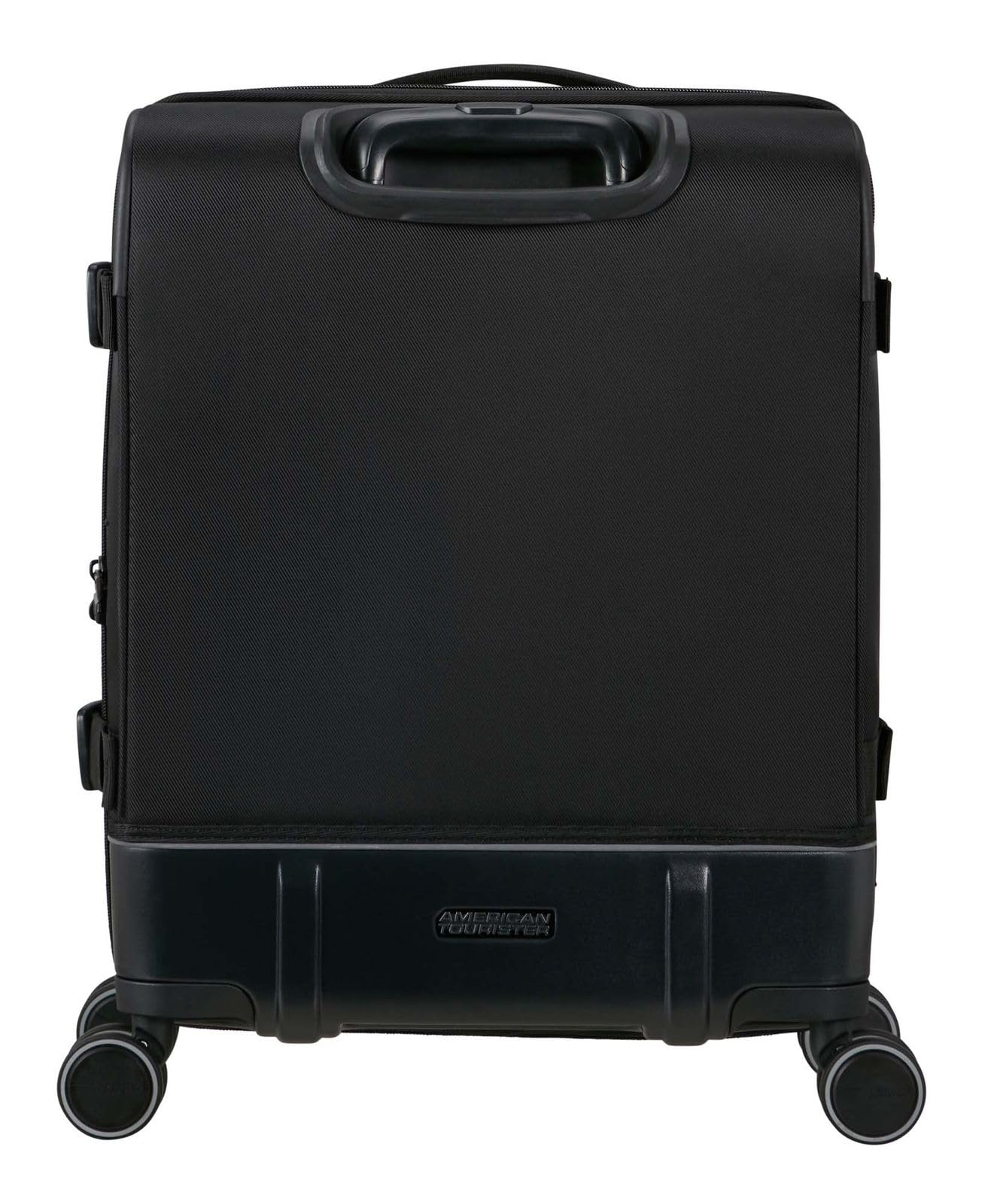 American Tourister Urban Track - Walizka Spinner S, Bagaż podręczny, 55 cm, 41.5 L, Czarny asfaltowy