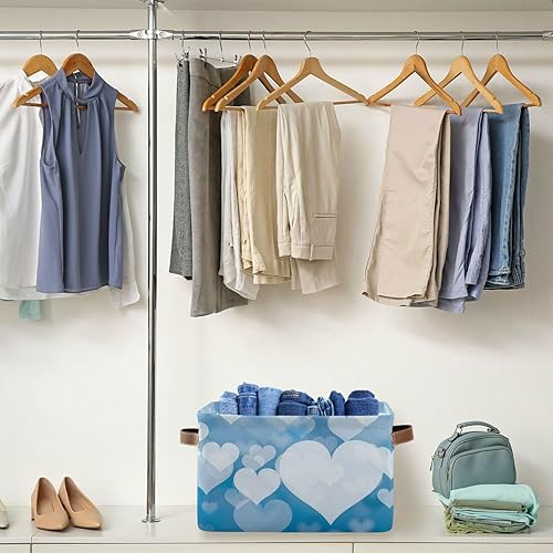 Miniatura 89 de senya Cesta de Pascua, huevos de flores de Pascua, plegable, de tela, plegable, bolsa organizadora para almacenamiento de ropa Huevos de Pascua